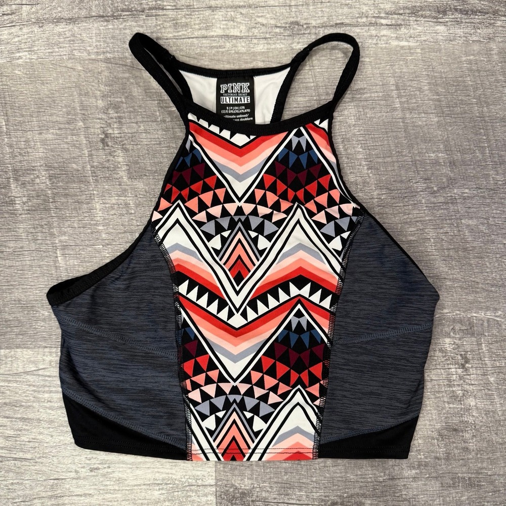 Like New!‎ Pink Ultimate Sports Bra Crop Top Small